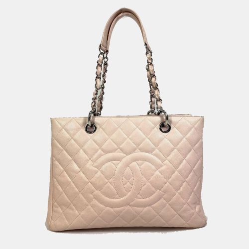 Chanel Pink Caviar Leather Quilted GST Tote Bag - Chanel - Modalova