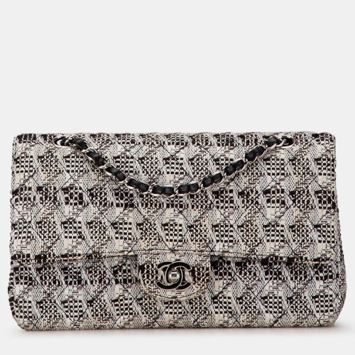 Black Tweed Medium Classic Double Flap Bag - Chanel - Modalova