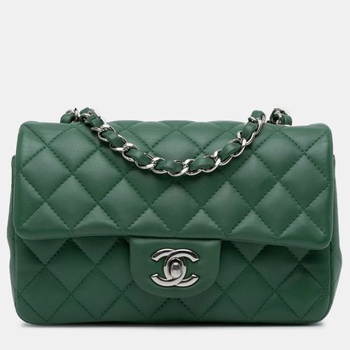 Mini Rectangular Classic Lambskin Single Flap Bag - Chanel - Modalova