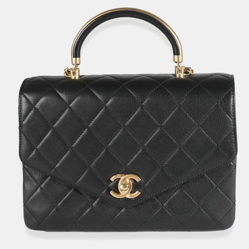 Quilted Calfskin Trendy Spirit Top Handle Flap Bag - Chanel - Modalova