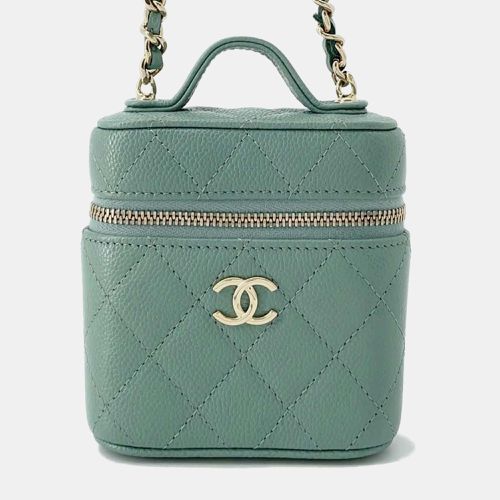 Caviar Leather Small Top Handle Vanity Case Bag - Chanel - Modalova