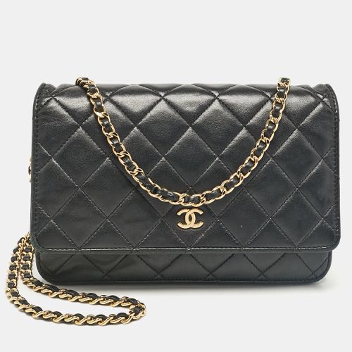 Chanel Black Quilted Leather Classic Wallet On Chain - Chanel - Modalova