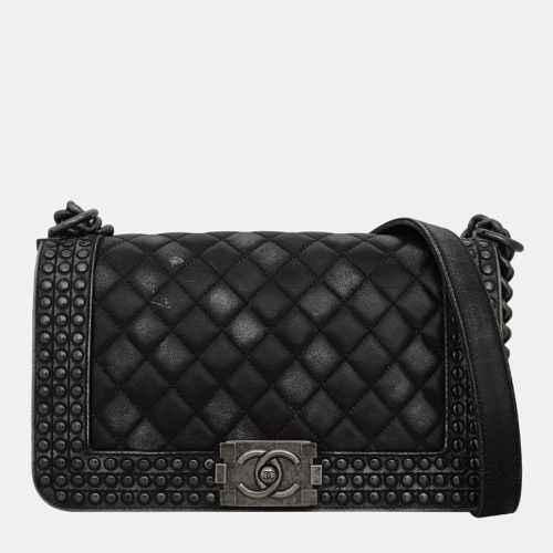 Leather Medium Dallas Boy Shoulder Bag - Chanel - Modalova