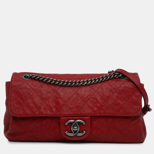 Chanel Red Caviar Quilted Simply CC Flap Bag - Chanel - Modalova