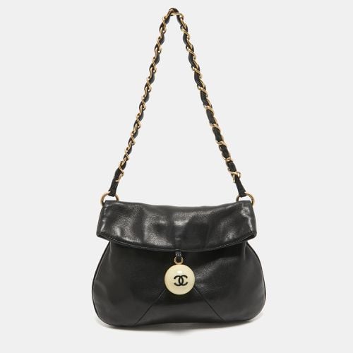 Leather Cue Ball Foldover Bag - Chanel - Modalova