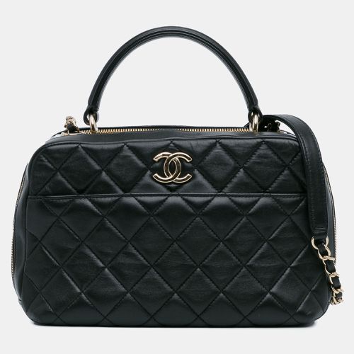 Chanel Black Lambskin Trendy CC Medium Bowling Bag - Chanel - Modalova