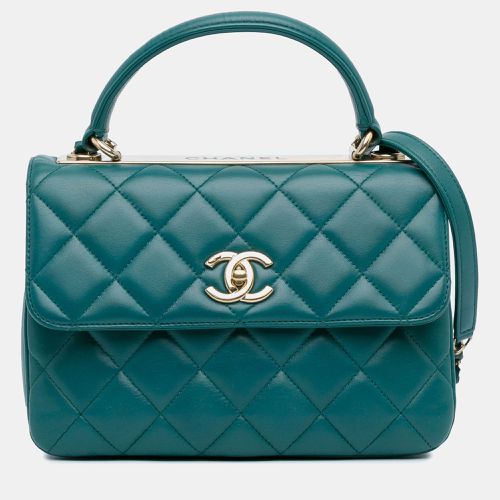 Chanel Teal Lambskin Trendy CC Small Flap Bag - Chanel - Modalova