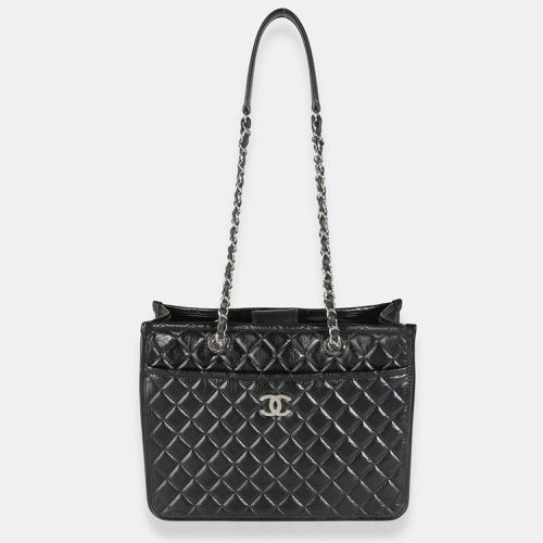 Chanel Black Quilted Aged Calfskin Urban Companion Shopper Tote Bag - Chanel - Modalova