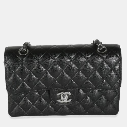 Quilted Caviar Small Classic Double Flap Bag - Chanel - Modalova