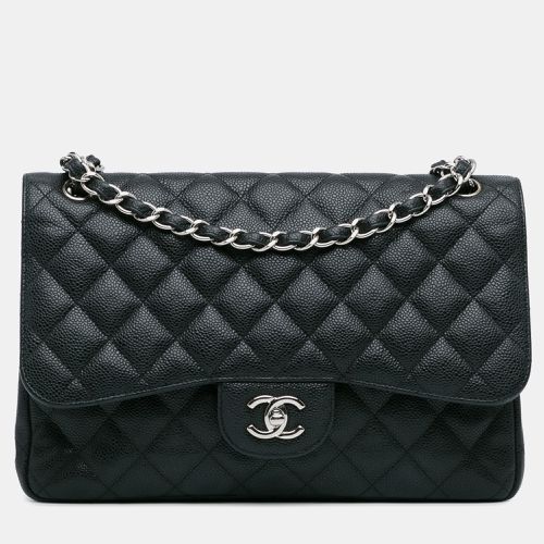 Chanel Black Caviar Classic Double Flap Jumbo Bag - Chanel - Modalova