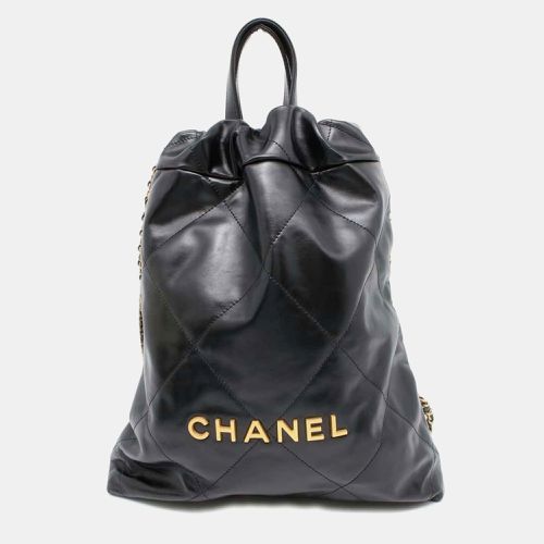 Shiny Calf Leather 22 Backpack - Chanel - Modalova