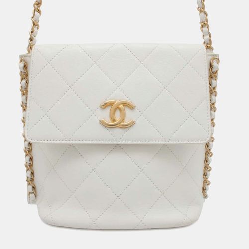 Calf Leather Matelasse Hobo Chain Shoulder Bag - Chanel - Modalova