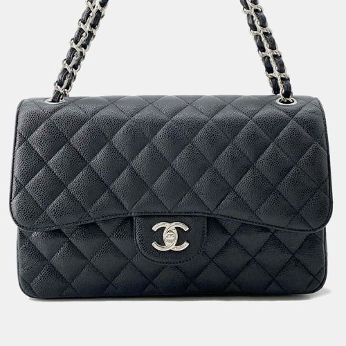 Caviar Leather Classic Double Flap Jumbo Shoulder Bag - Chanel - Modalova