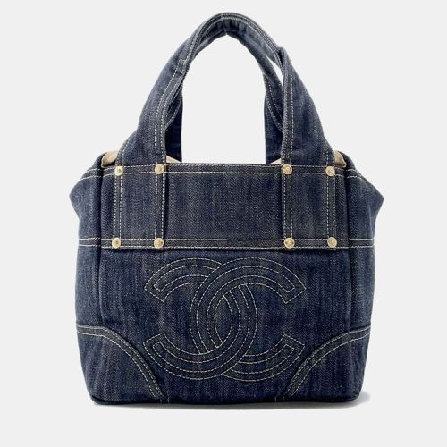 Chanel Blue Denim Sparkling tote bag - Chanel - Modalova