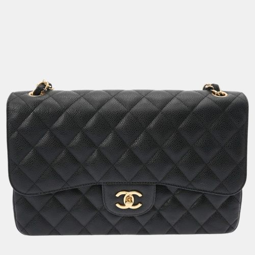 Chanel Black Caviar Skin Matelasse Chain Shoulder Bag 30cm - Chanel - Modalova