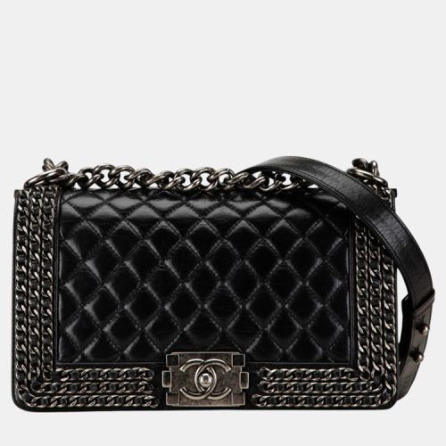 Chanel Black Lambskin Bou Chain shoulder bag - Chanel - Modalova