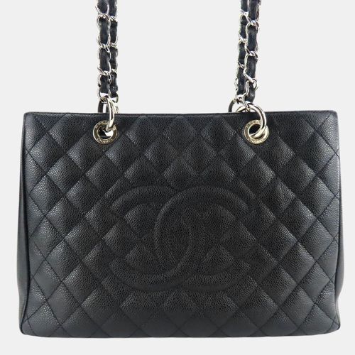 Chanel Black Caviar Skin GST Matelasse Chain Coco Mark Tote Bag - Chanel - Modalova