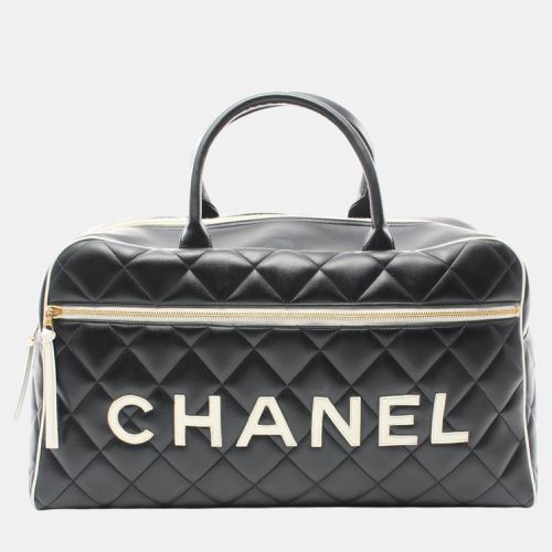 Leather Matelasse Boston Bag - Chanel - Modalova