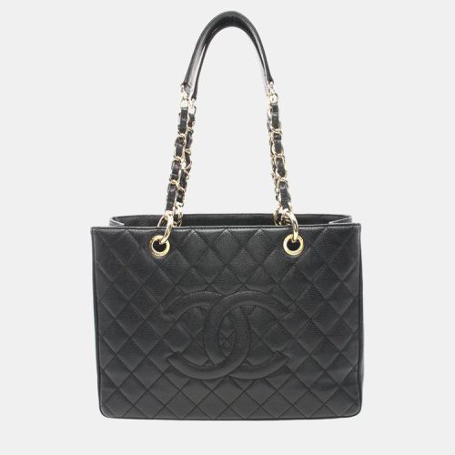 Chanel Black Caviar Skin Matelasse Grand GST Tote Bag - Chanel - Modalova