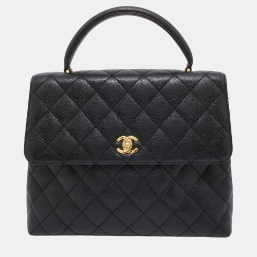 Chanel Black Caviar Skin Matelasse Coco Mark Handbag - Chanel - Modalova