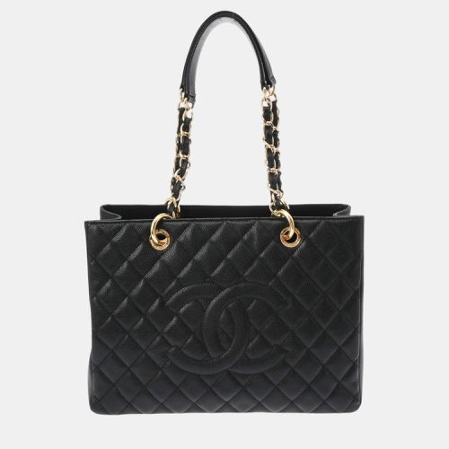 Chanel Black Caviar Skin Matelasse GST Grand Tote Bag - Chanel - Modalova