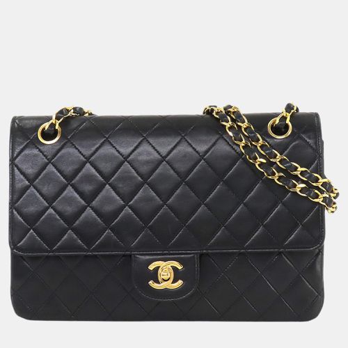 Gold Leather Coco Mark Turn Lock Matelasse Chain Shoulder Bag - Chanel - Modalova