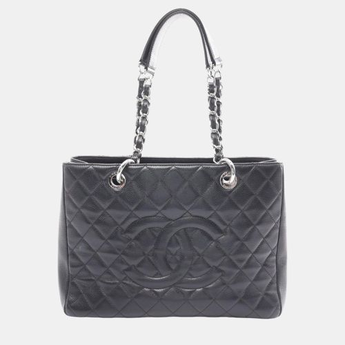 Chanel Black Caviar Skin Matelasse Grand GST Tote Bag - Chanel - Modalova