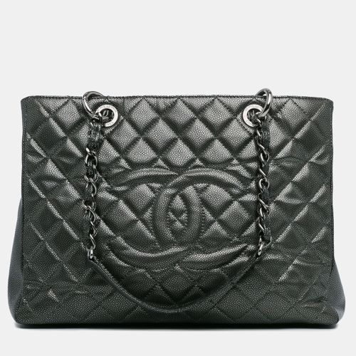 Chanel Metallic Caviar Grand Shopping Tote - Chanel - Modalova