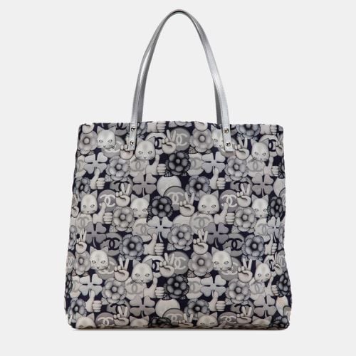 Chanel Small Nylon Cat Emoticon Shopping Tote Bag - Chanel - Modalova