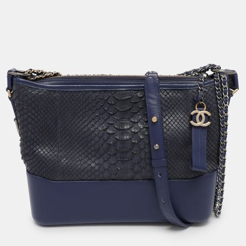 Chanel Blue Python and Leather Gabrielle Shoulder Bag - Chanel - Modalova