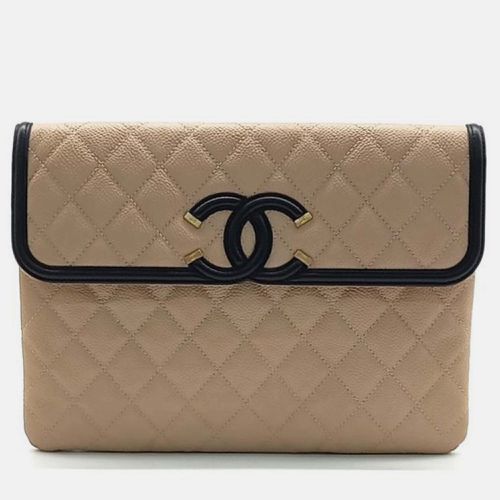 Chanel Caviar Cosmetic Flap Clutch bag - Chanel - Modalova