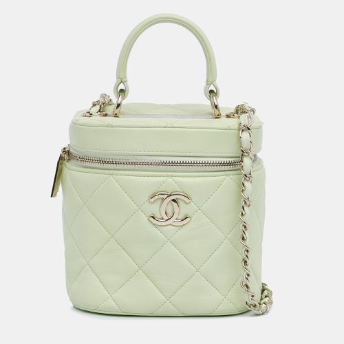 Chanel Green Lambskin Trendy CC Vanity Case - Chanel - Modalova