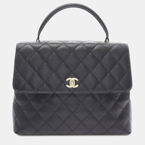 Chanel Black Caviar Kelly Top Handle Bag - Chanel - Modalova