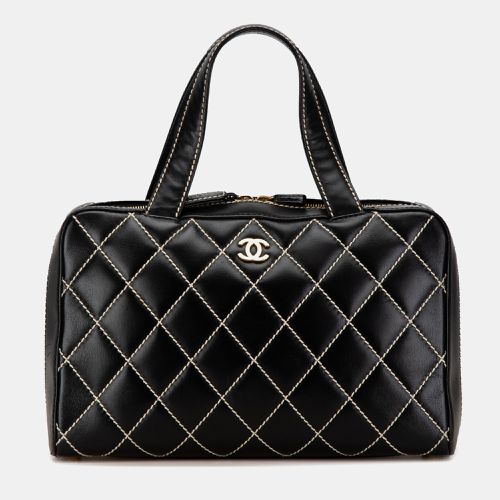 Chanel Black Lambskin CC Wild Stitch Bag - Chanel - Modalova