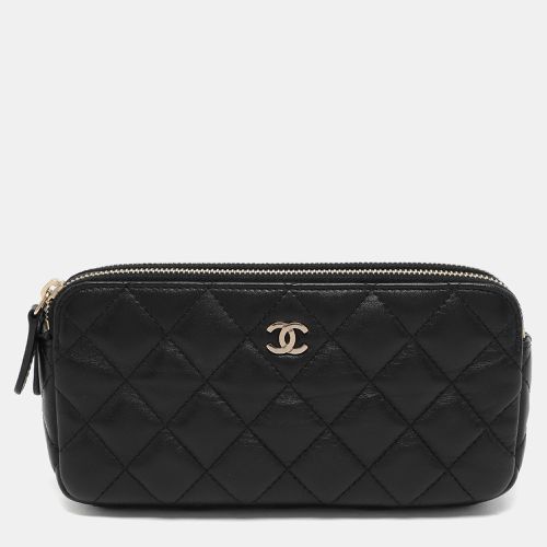 Chanel Black Quilted Leather CC Wallet On Chain - Chanel - Modalova