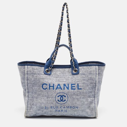 Tweed Large Deauville Shopping Tote - Chanel - Modalova