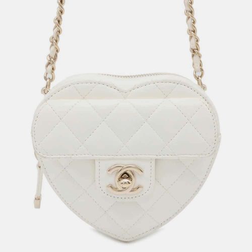 Lambskin Matelasse Heart Chain Shoulder Bag - Chanel - Modalova