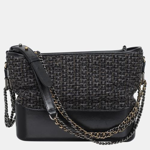 Grey Tweed Calfskin Medium Gabrielle Hobo Bag - Chanel - Modalova