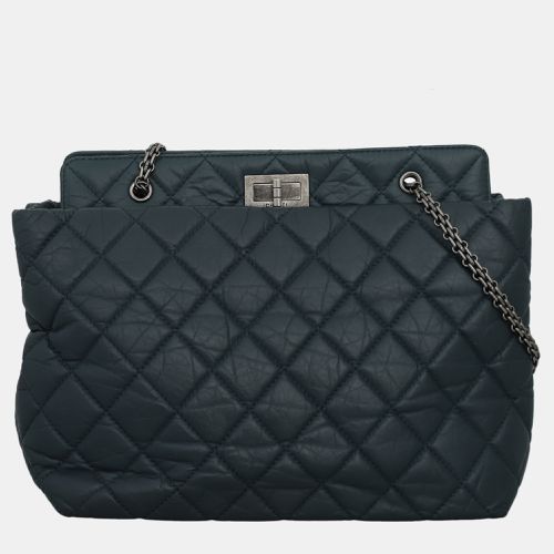 Chanel Dark Blue Quilted Aged Calfskin Reissue 2.55 Tote Bag - Chanel - Modalova