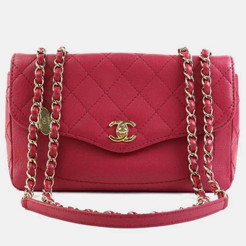 Chanel Pink Gold Leather Matelasse Bag - Chanel - Modalova