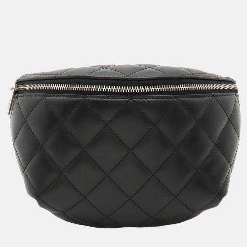 Chanel Black Calfskin Quilted Waist Belt Bag - Chanel - Modalova