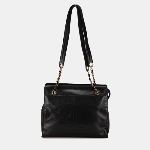 Chanel Black CC Lambskin Chain Tote Bag - Chanel - Modalova