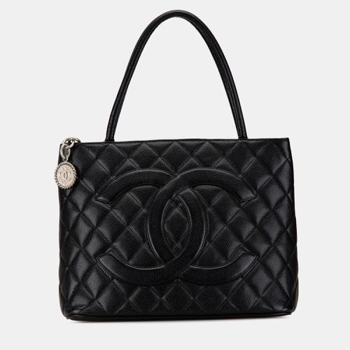 Chanel Black Caviar Medallion Tote Bag - Chanel - Modalova