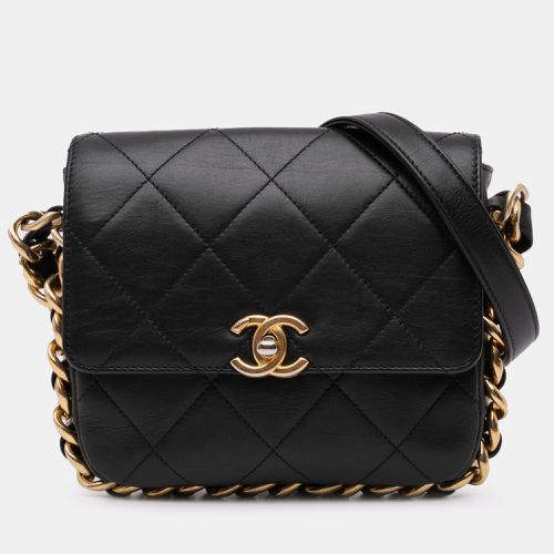 Chanel Black Quilted Calfskin Framing Chain Small Flap Bag - Chanel - Modalova