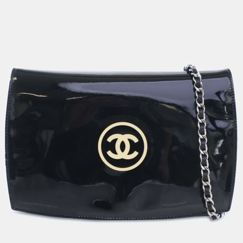 Chanel Black CC Patent Wallet On Chain - Chanel - Modalova