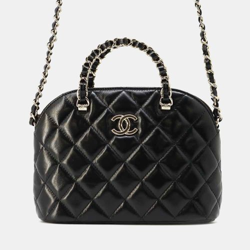 Shiny Lambskin Matelasse Small Shopping Bag - Chanel - Modalova