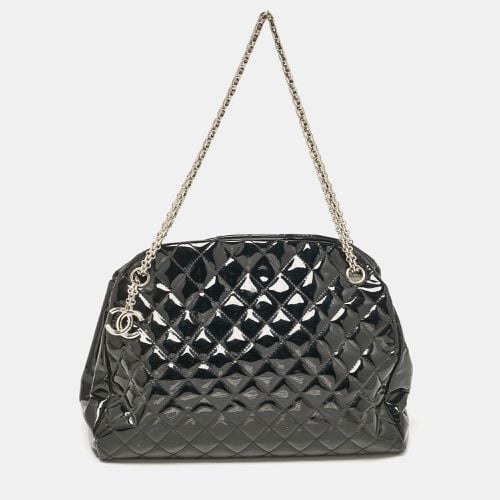 Chanel Black Quilted Patent Leather Large Just Mademoiselle Bag - Chanel - Modalova