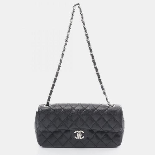 Chanel Black Caviar Skin (Grained Calfskin) Matelasse Shoulder Bag - Chanel - Modalova