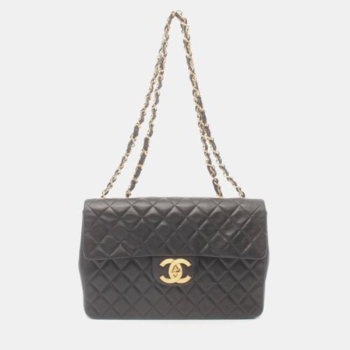 Lambskin (Sheepskin) Deca Matelasse 34 Shoulder Bag - Chanel - Modalova