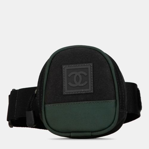 Green Canvas Sport Line Coco Mark Arm Pouch - Chanel - Modalova